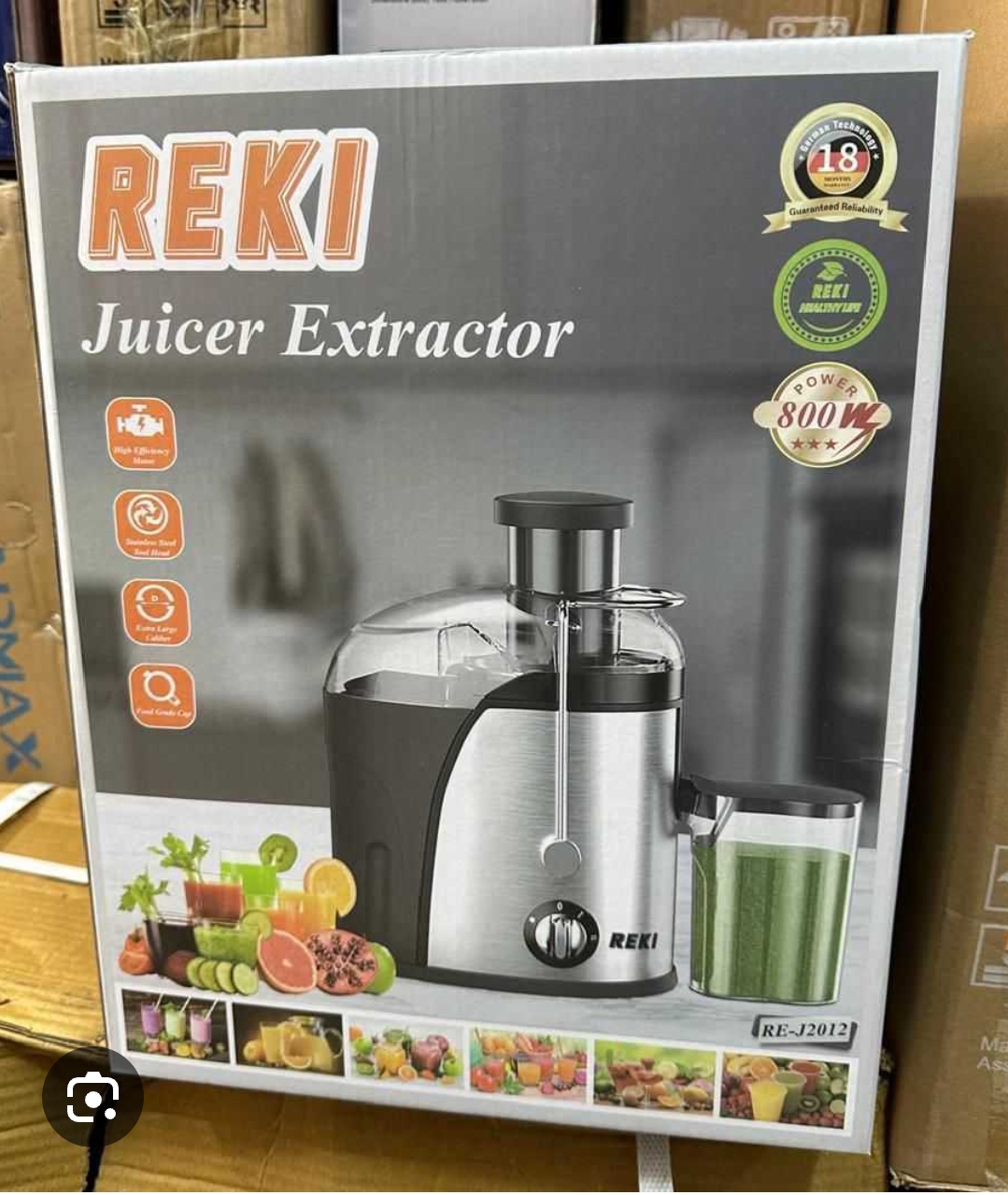 🔴 FINAL STOCK OFFER 🔴 - Reki Juice Extractor Electric Juicer Machine Powerful Fruit & Vegetable Blender Multi-Speed High Quality Kitchen Appliance