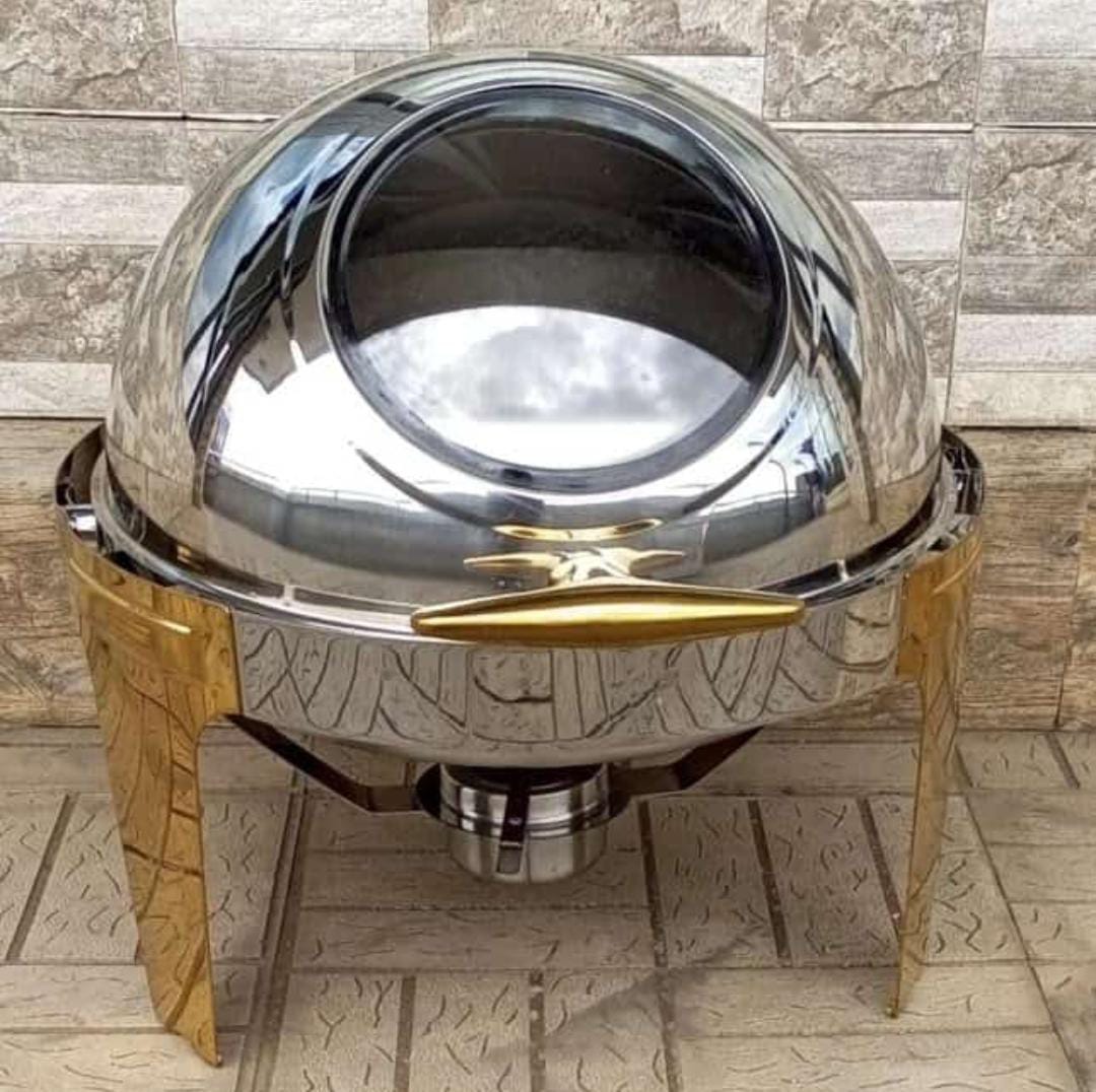 💎 EXCLUSIVE OFFER 💎 - A 1 pc Chaffing dish with gold stands at affordable price and of very high quality