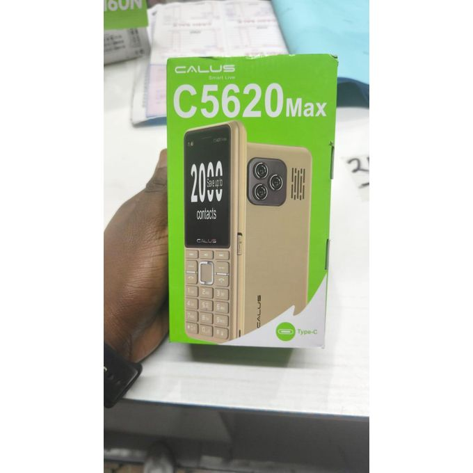CALUS C5620 MAX TRIPLE SIM CARD phone 2.8" screen 2500mAh  Battery CAPACITY wireless FM Torch light bright torch CALUS smart live WITH TYPE C PORT featured phone