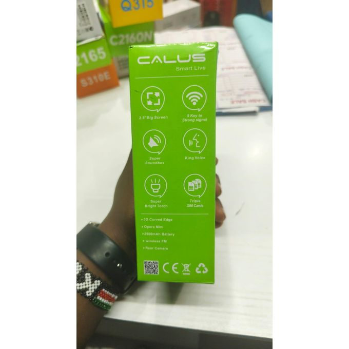CALUS C5620 MAX TRIPLE SIM CARD phone 2.8" screen 2500mAh  Battery CAPACITY wireless FM Torch light bright torch CALUS smart live WITH TYPE C PORT featured phone