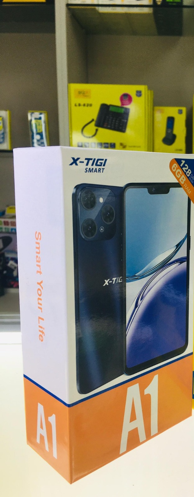 X-TIGI SMART A1 128GB ROM + 6GB RAM 6.3" FHD+ SCREEN 4000mAh BATTERY CAPACITY 16MP REAR HD CAMERA+8MP SELFIE 4G DUAL PHONE MTK 8-CORE PROCESSOR TYPE C ANDROID SMARTPHONE