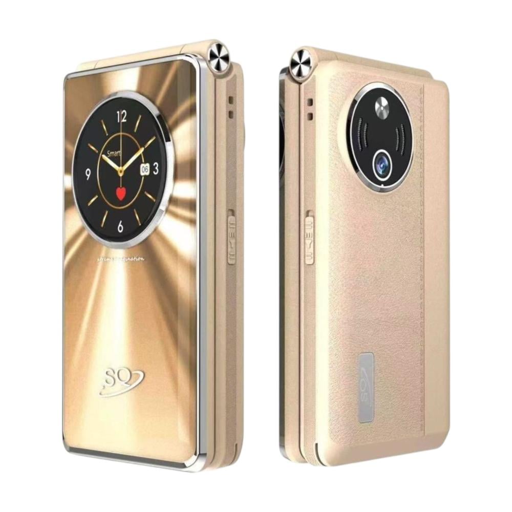 SQ SQ900 FLIP Phone 2300mAh battery capacity 2.8" SECONDARY SCREEN DUAL SIM CARD PHONE button mobile phone WITH Bluetooth connectivity super flashlight ,super speaker, camera FEATURED PHONE