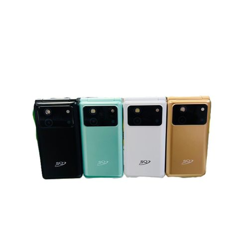 SQ SQ600 FLIP Phone 2300mAh battery capacity 2.8" SECONDARY SCREEN DUAL SIM CARD PHONE button mobile phone WITH Bluetooth connectivity super flashlight ,super speaker, camera FEATURED PHONE