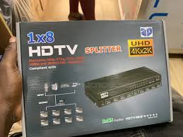 4K HDMI SPLITTER 8 PORTS| 1x8 HDMI SPLITTER| SUPPORTS RESOLUTION UPTO 4K X 2K AT 30Hz OR 60Hz, PLUS FULL HD AND 3D CONTENT| HIGH QUALITY OUTPUT.
