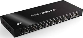 4K HDMI SPLITTER 8 PORTS| 1x8 HDMI SPLITTER| SUPPORTS RESOLUTION UPTO 4K X 2K AT 30Hz OR 60Hz, PLUS FULL HD AND 3D CONTENT| HIGH QUALITY OUTPUT.