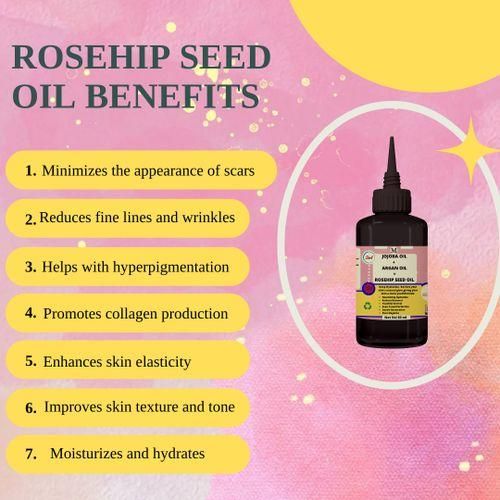 Mekis Mekis Jojoba, Argan & Rosehip Seed Oil Blend - Hydrating Oil for All Skin Types - 60 ml