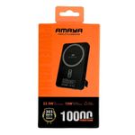 Amaya Magnetic Power Bank,10,000mAh Wireless Portable Charger,Fast Charging Battery Pack with USB-C for Magsafe, iPhone 17/17 Pro/17 Air/17 Pro Max/16/16 Pro/16 Pro Max, iPhone15/14/13 Galaxy S25 Ultr