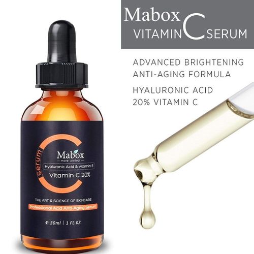 Mabox Mabox Vitamin C Serum for Acne - Anti-Aging with Hyaluronic Acid & Vitamin E - 30ml