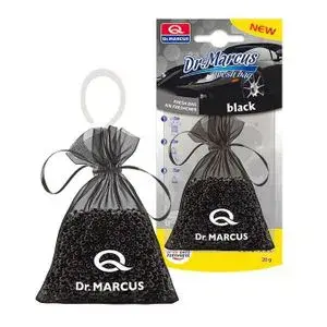 Dr Marcus Fresh Bag Air Freshener - Upto 45 Days Freshness - New Car, Ocean Breeza, Vanilla, Red Fruits, Leather, Black Perfume of France Original