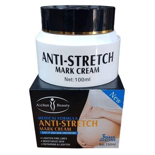 Aichun Beauty Aichun Beauty Anti Stretch Marks Cream - Blue & Black - 100g - Moisturizes & Lightens Skin