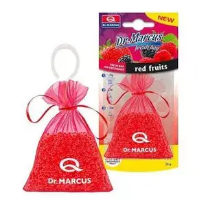 Dr Marcus Fresh Bag Air Freshener - Upto 45 Days Freshness - New Car, Ocean Breeza, Vanilla, Red Fruits, Leather, Black Perfume of France Original