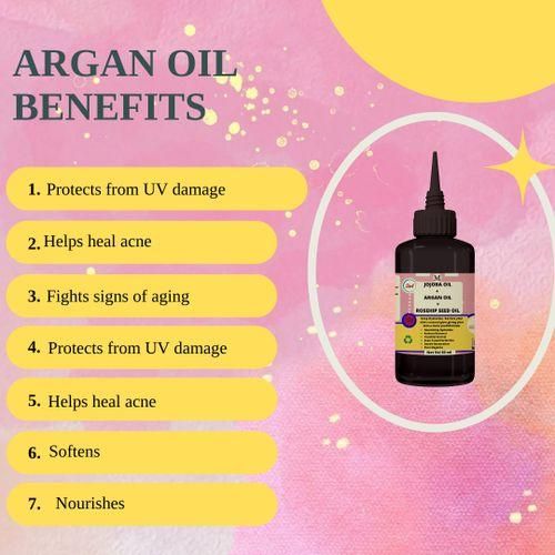 Mekis Mekis Jojoba, Argan & Rosehip Seed Oil Blend - Hydrating Oil for All Skin Types - 60 ml