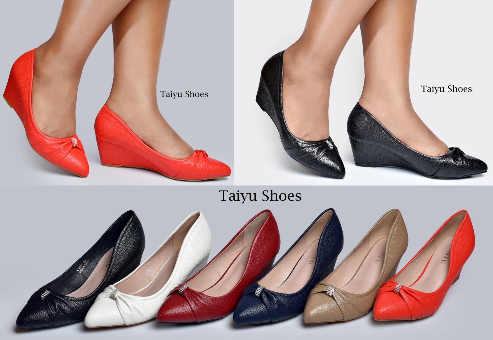 New 🌟 High QUALITY  TAIYU  Fashionable casual and elegant  Ladies  Wedge shoes 🔥 🔥 very classy and sassy🥰