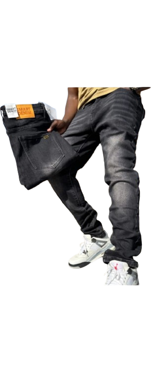 MEN'S JEANS | 1 Cool  Blue Jeans Trouser For Men  - High Quality Denim, Straight fit design (not slim fit) for comfort and relaxed wear, Durable fabric suitable for daily use and rough wear.