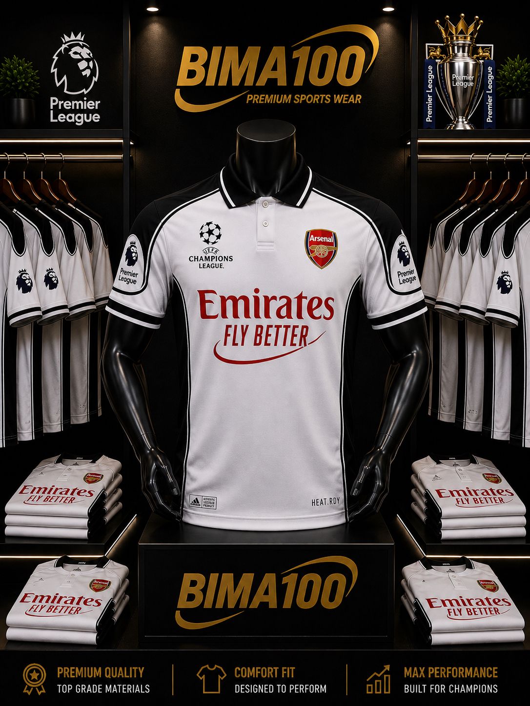 Arsenal FC jersey 2026/2027Arsenal FC new 26/27 Away white Arsenal FC jersey t-shirt