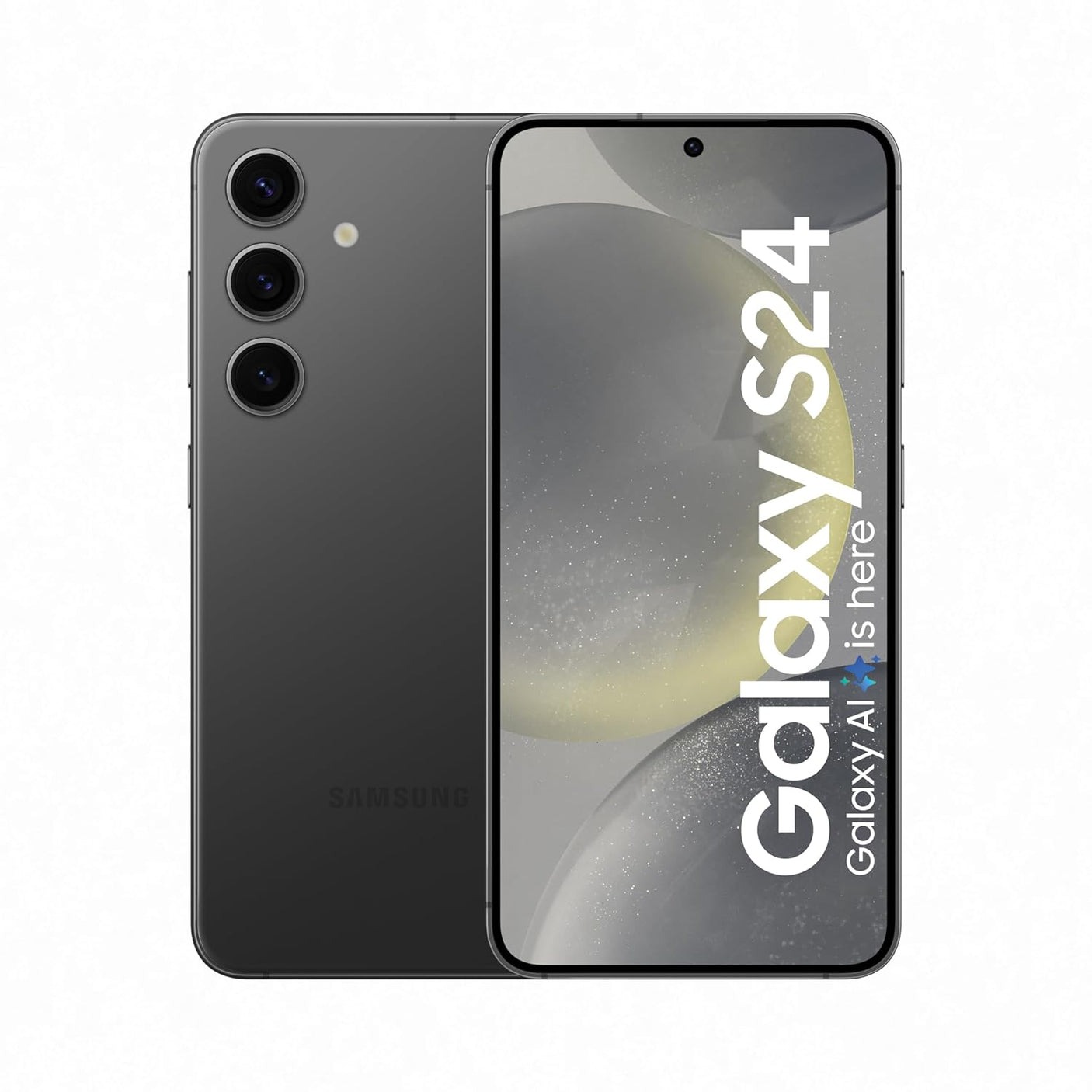 REFURBISHED SAMSUNG S24 128GB ROM 8GB RAM DISPLAY 6.2 INCHES REAR CAMERA 50MP + 12MP + 10MP FRONT CAMERA 12MP BATTERY CAPACITY 4000Mah ANDROID 16