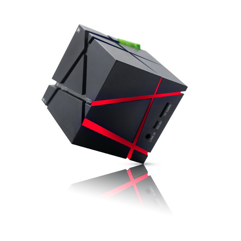 Colorful Light Wireless Mini Portable Bluetooth Speaker  TF MIC Aux USB FM Radio computer speakers