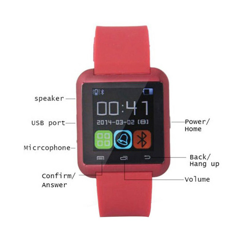 U8 Bluetooth Smart Watch Phone Watches fitness wearable bracelet smartwatch sync android phone