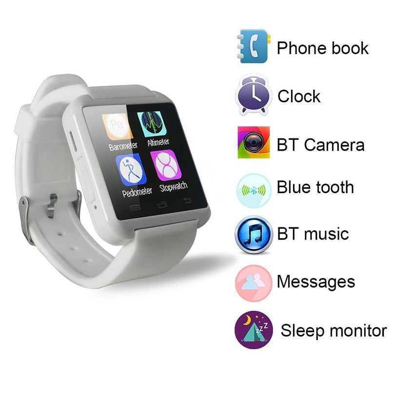 U8 Bluetooth Smart Watch Phone Watches fitness wearable bracelet smartwatch sync android phone