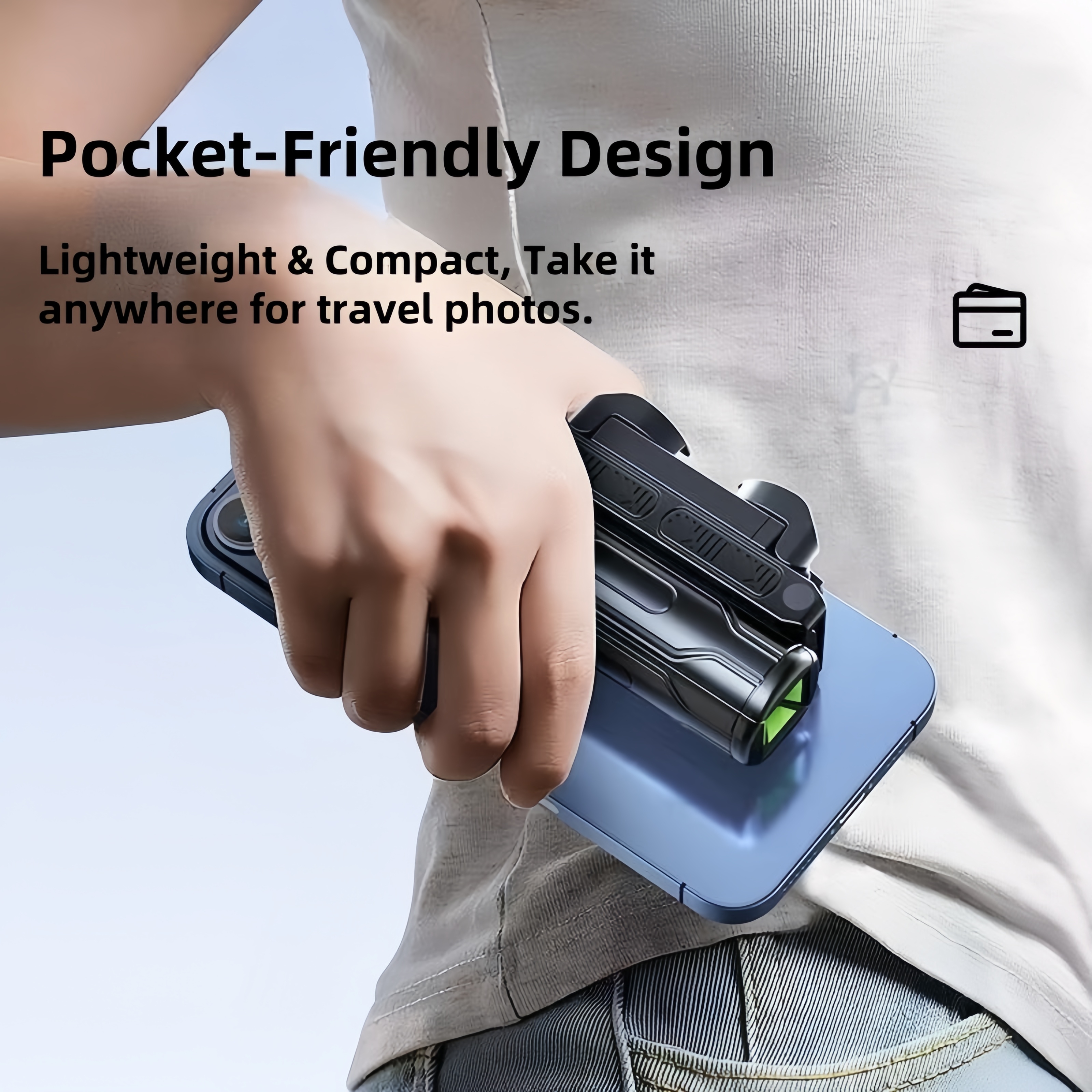 【FREE Detachable LED Fill Light】Mini Bluetooth Selfie Stick Tripod，360° Rotation，Selfie / Video / Live Streaming 3-in-1 Function,4-Leg Tripod Mode.