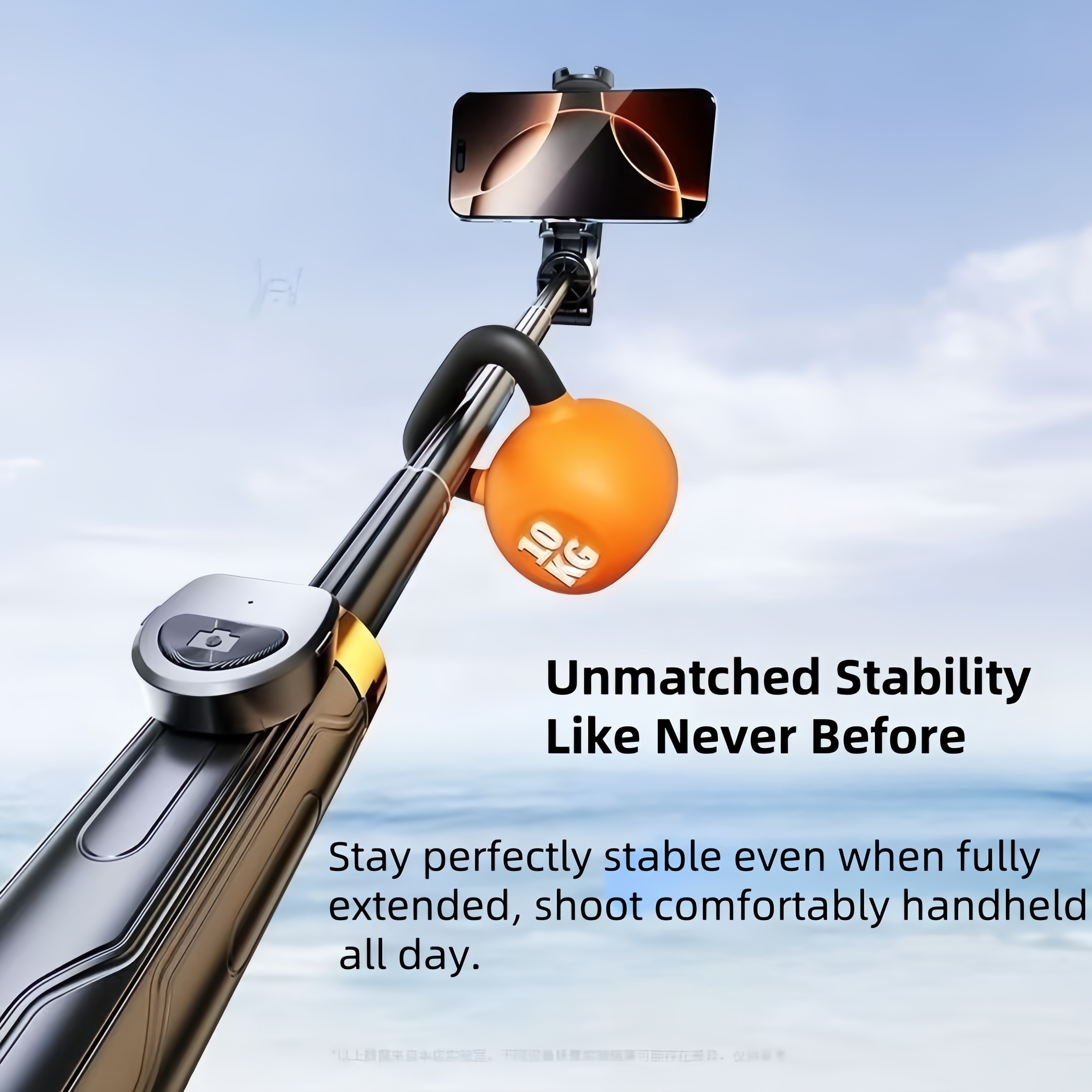【FREE Detachable LED Fill Light】Mini Bluetooth Selfie Stick Tripod，360° Rotation，Selfie / Video / Live Streaming 3-in-1 Function,4-Leg Tripod Mode.