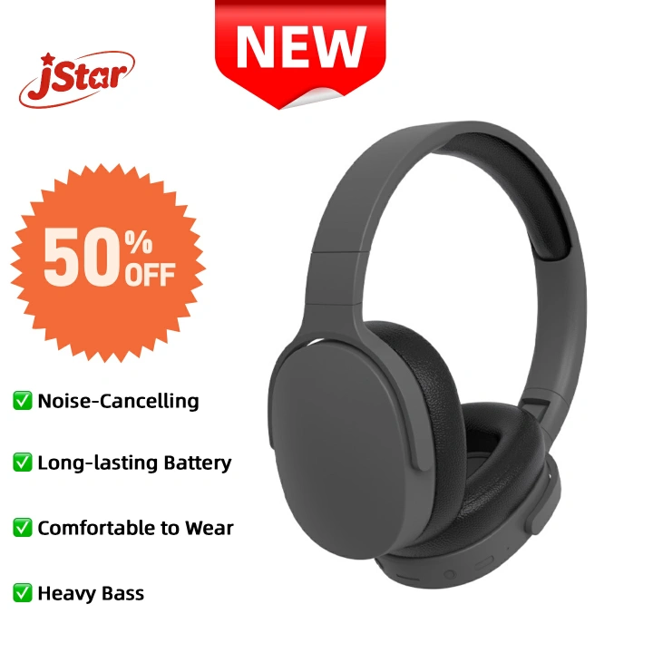 [Best-Selling] P2961 Wireless Bluetooth Headphone Noise-Cancellation Headsets Stereo Sound Heavy Bass Earphones with Mic TF card Supported for Phones and PC
