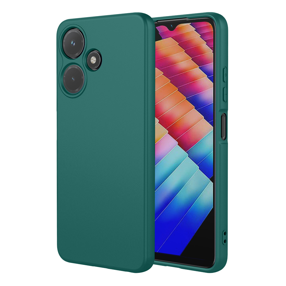Infinix Hot 60 60 Pro Plus 50 Pro 50 Pro Plus GT 30 Pro Hot 40i, Liquid Silicone Case, Anti-Slip Shockproof Skin Feel Full Cover Protective Case