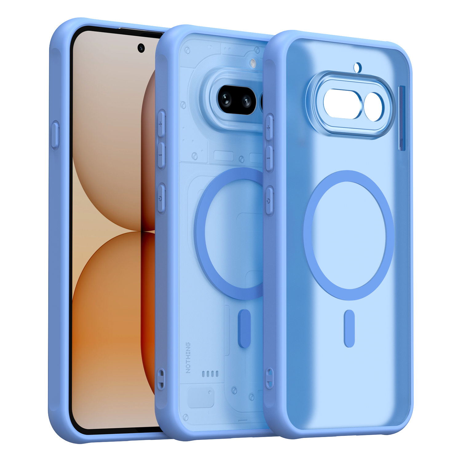 Nothing Phone 4A Nothing Phone 4A Pro Phone Case, Magnetic Shockproof Phone Case, Bumper Hybrid Cover for Nothing Phone 4A