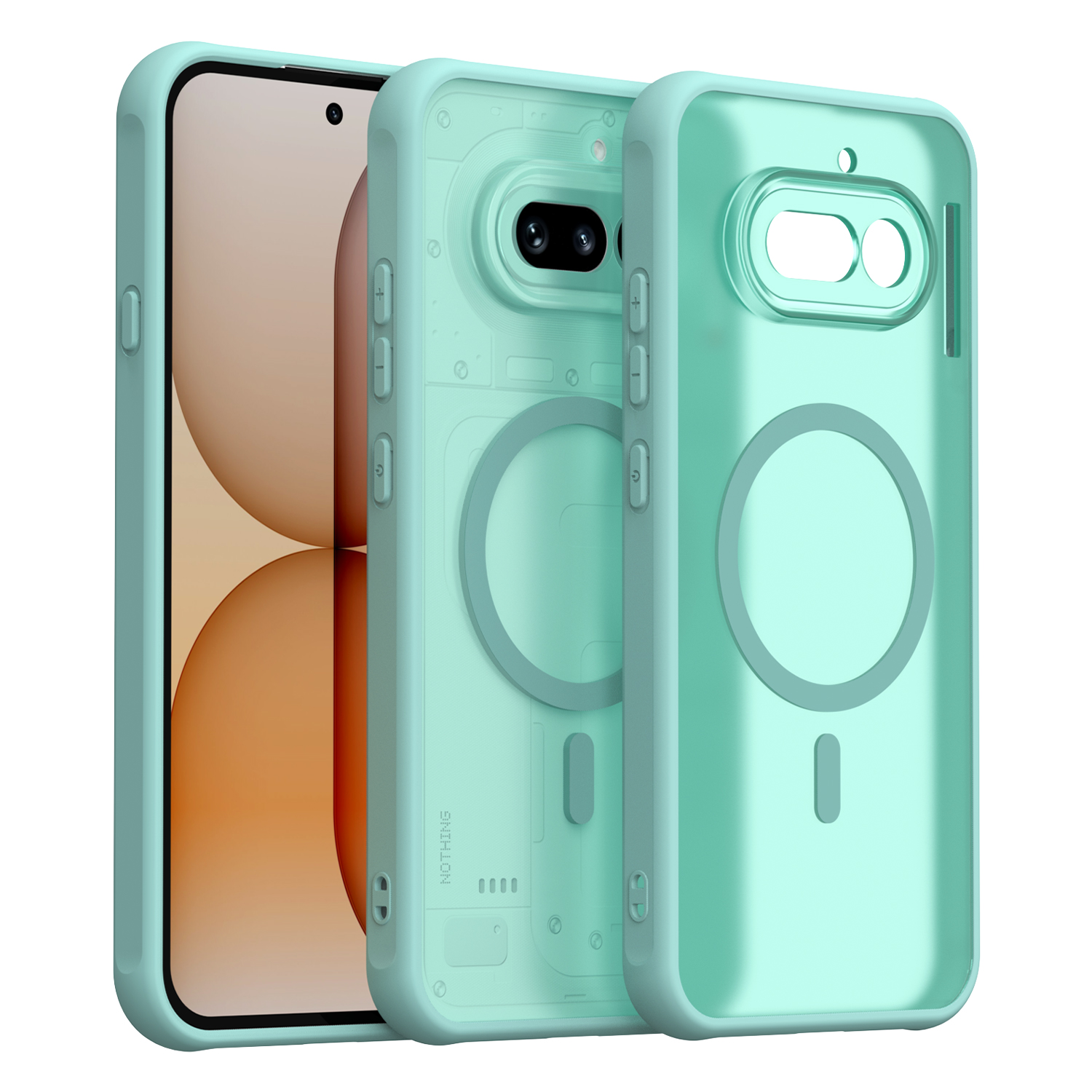 Nothing Phone 4A Nothing Phone 4A Pro Phone Case, Magnetic Shockproof Phone Case, Bumper Hybrid Cover for Nothing Phone 4A