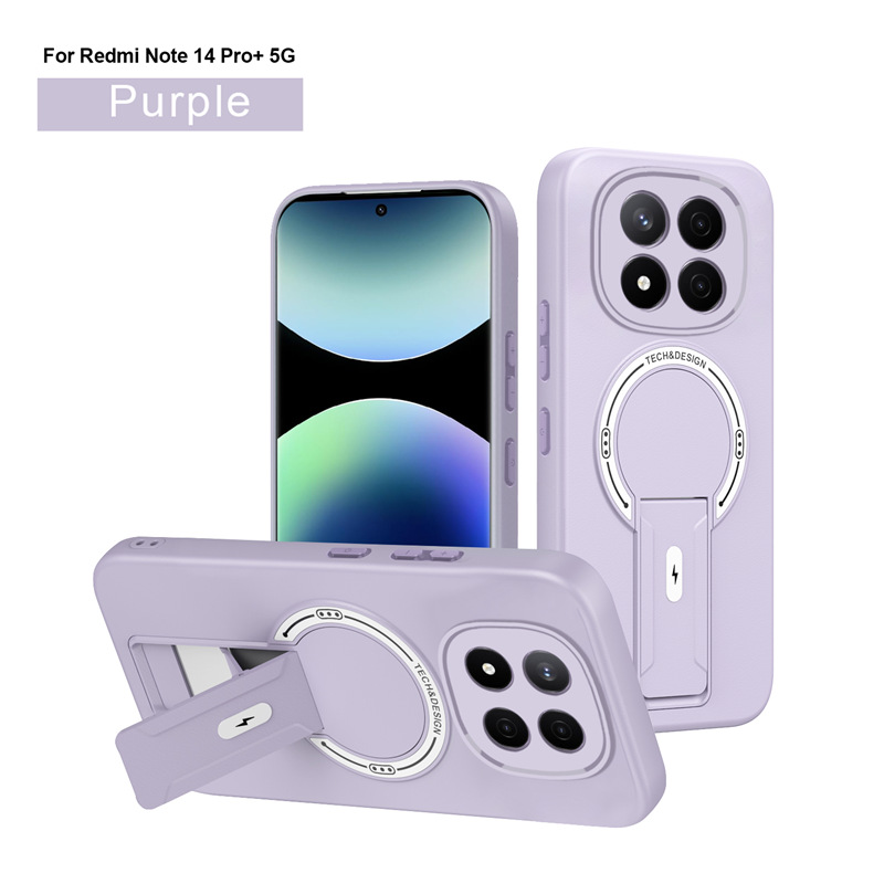 Xiaomi Redmi Note 15 Note 14 Pro Note 13 Pro Plus Magnetic Ring Case,Soft TPU Shockproof Cover MagSafe Phone Case Cover for Xiaomi Redmi Note 15 Note 14 Pro Note 13 Pro Plus