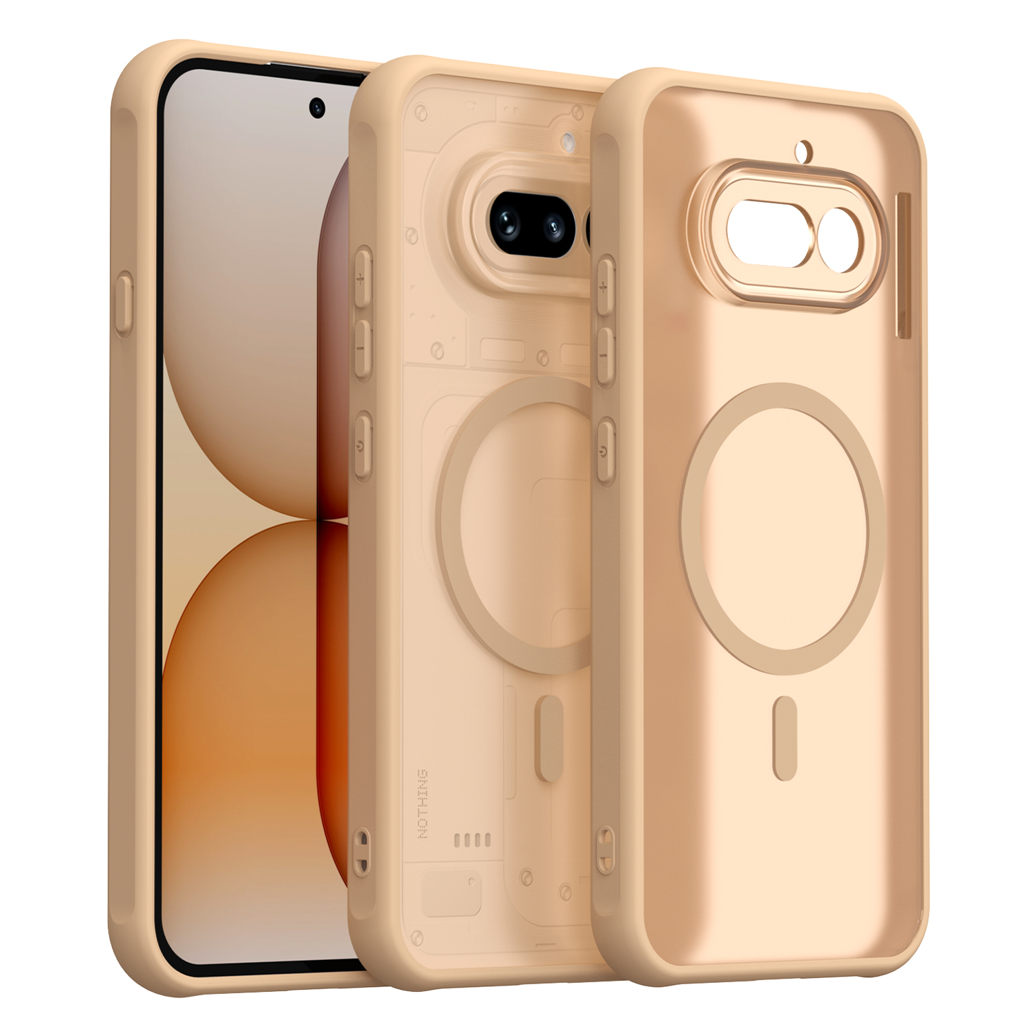 Nothing Phone 4A Nothing Phone 4A Pro Phone Case, Magnetic Shockproof Phone Case, Bumper Hybrid Cover for Nothing Phone 4A