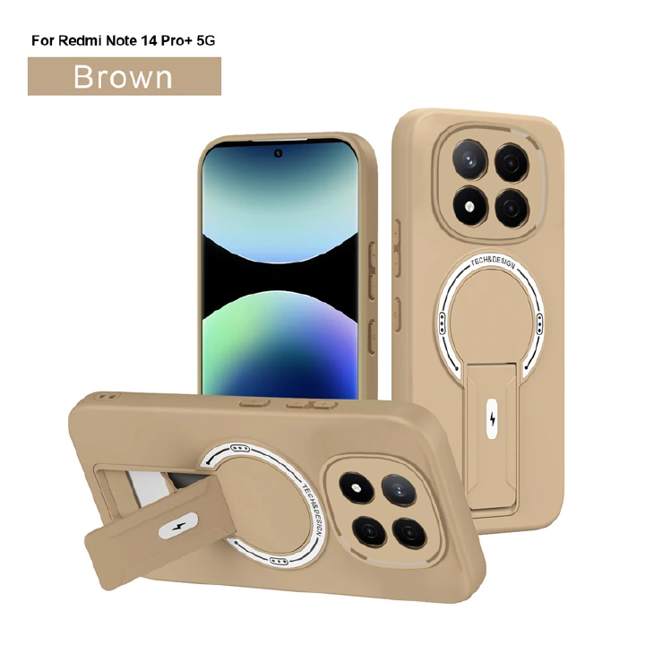 Xiaomi Redmi Note 15 Note 14 Pro Note 13 Pro Plus Magnetic Ring Case,Soft TPU Shockproof Cover MagSafe Phone Case Cover for Xiaomi Redmi Note 15 Note 14 Pro Note 13 Pro Plus
