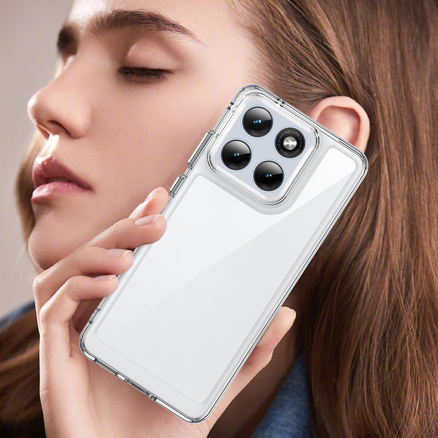 Motorola Moto Edge 70 Fusion Edge 70 Fusion Plus Edge 70 Ultra X70 Air Pro Moto G77 Moto Signature Case, Clear Designed Shockproof Phone Case, Bumper Hybrid Transparent Cover