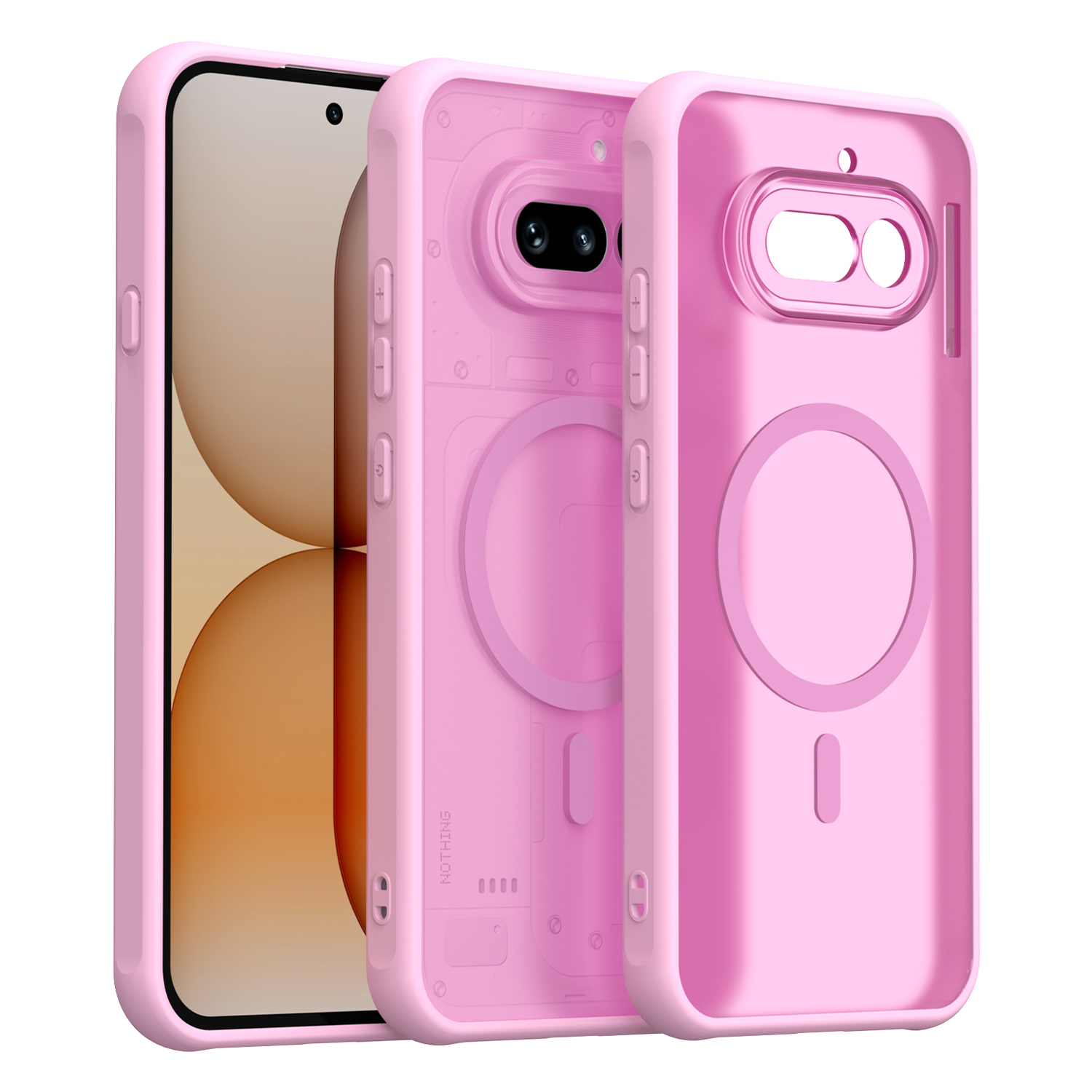 Nothing Phone 4A Nothing Phone 4A Pro Phone Case, Magnetic Shockproof Phone Case, Bumper Hybrid Cover for Nothing Phone 4A