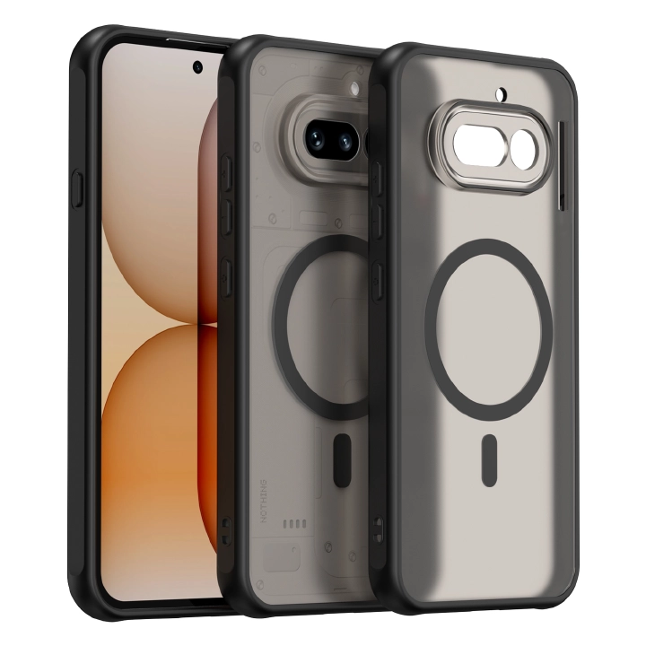 Nothing Phone 4A Nothing Phone 4A Pro Phone Case, Magnetic Shockproof Phone Case, Bumper Hybrid Cover for Nothing Phone 4A