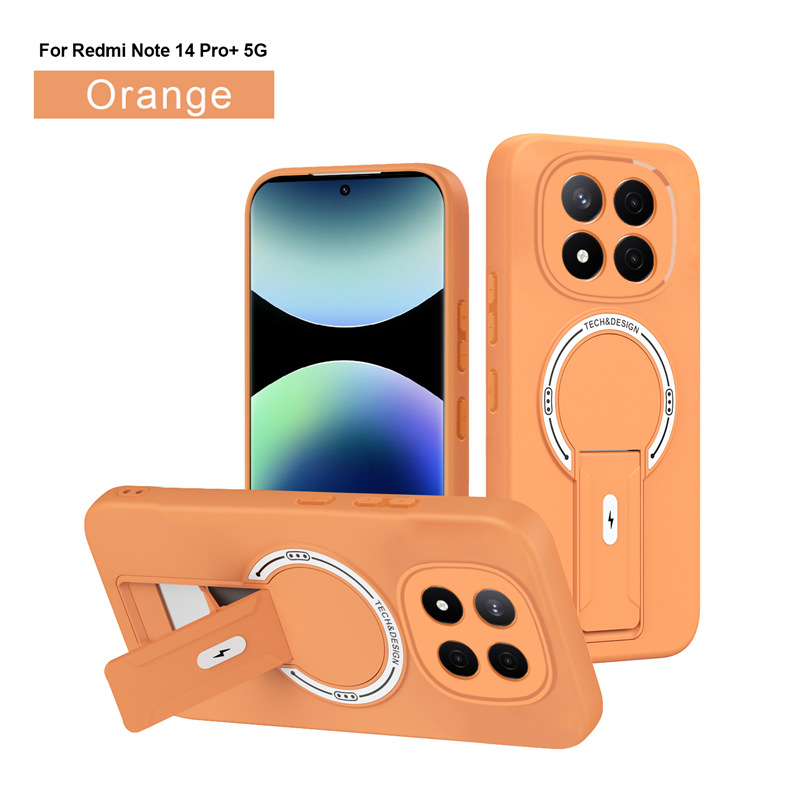 Xiaomi Redmi Note 15 Note 14 Pro Note 13 Pro Plus Magnetic Ring Case,Soft TPU Shockproof Cover MagSafe Phone Case Cover for Xiaomi Redmi Note 15 Note 14 Pro Note 13 Pro Plus