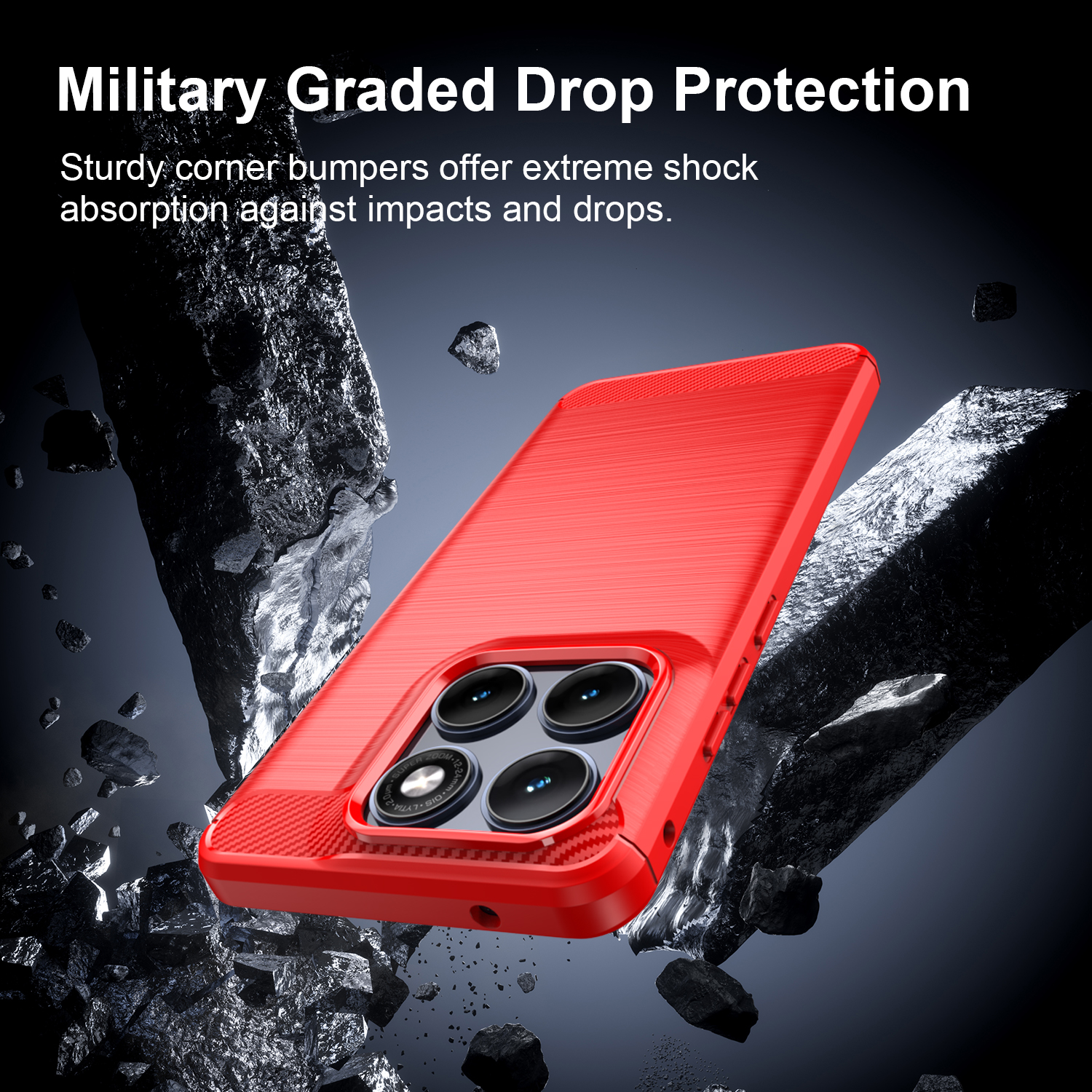 Motorola Moto Edge 70 Fusion Edge 70 Fusion Plus Edge 70 Ultra X70 Air Pro Moto G77 Moto Signature Case,Flexible TPU Bumper with Brushed Carbon Fiber Texture [Shock Absorption] Protective Cover