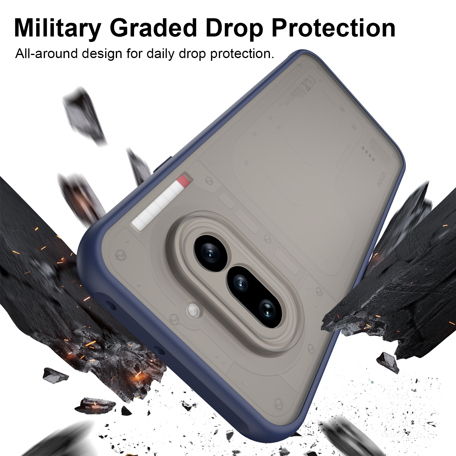 Nothing Phone 4A Nothing Phone 4A Pro Phone Case, Matte Shockproof Phone Case Cover for Nothing Phone 4A