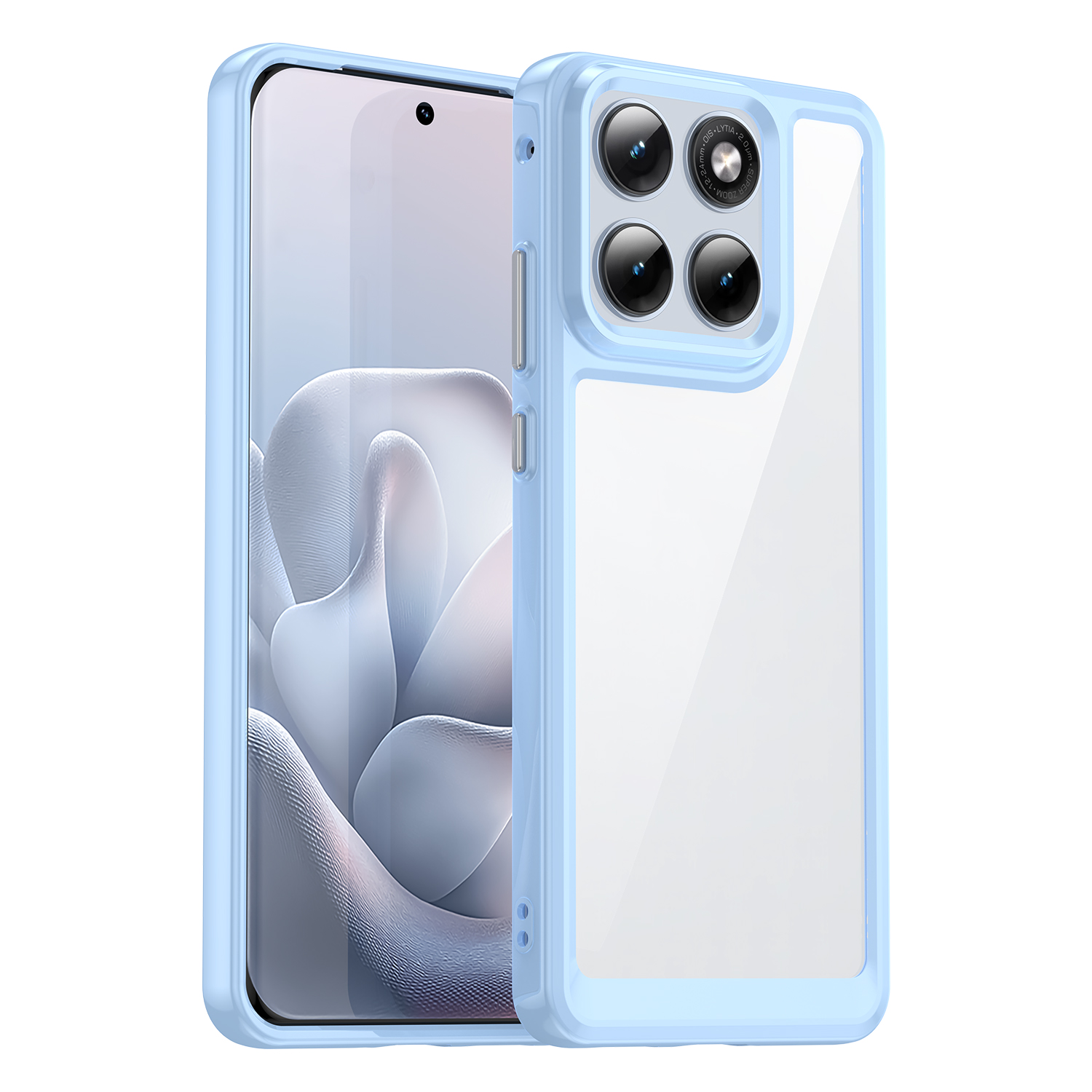 Motorola Moto Edge 70 Fusion Edge 70 Fusion Plus Edge 70 Ultra X70 Air Pro Moto G77 Moto Signature Case, Clear Designed Shockproof Phone Case, Bumper Hybrid Transparent Cover