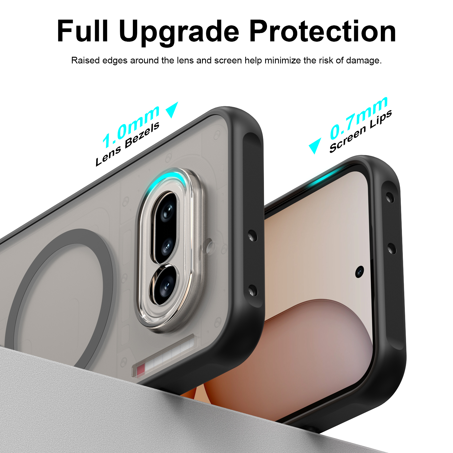 Nothing Phone 4A Nothing Phone 4A Pro Phone Case, Magnetic Shockproof Phone Case, Bumper Hybrid Cover for Nothing Phone 4A