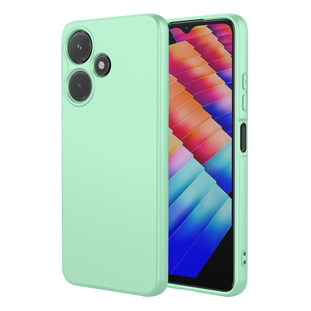 Infinix Hot 60 60 Pro Plus 50 Pro 50 Pro Plus GT 30 Pro Hot 40i, Liquid Silicone Case, Anti-Slip Shockproof Skin Feel Full Cover Protective Case
