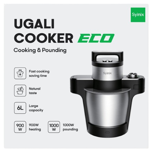 Automatic Ugali Cooker Swallow Maker Pounding Machine Cooker Cooking