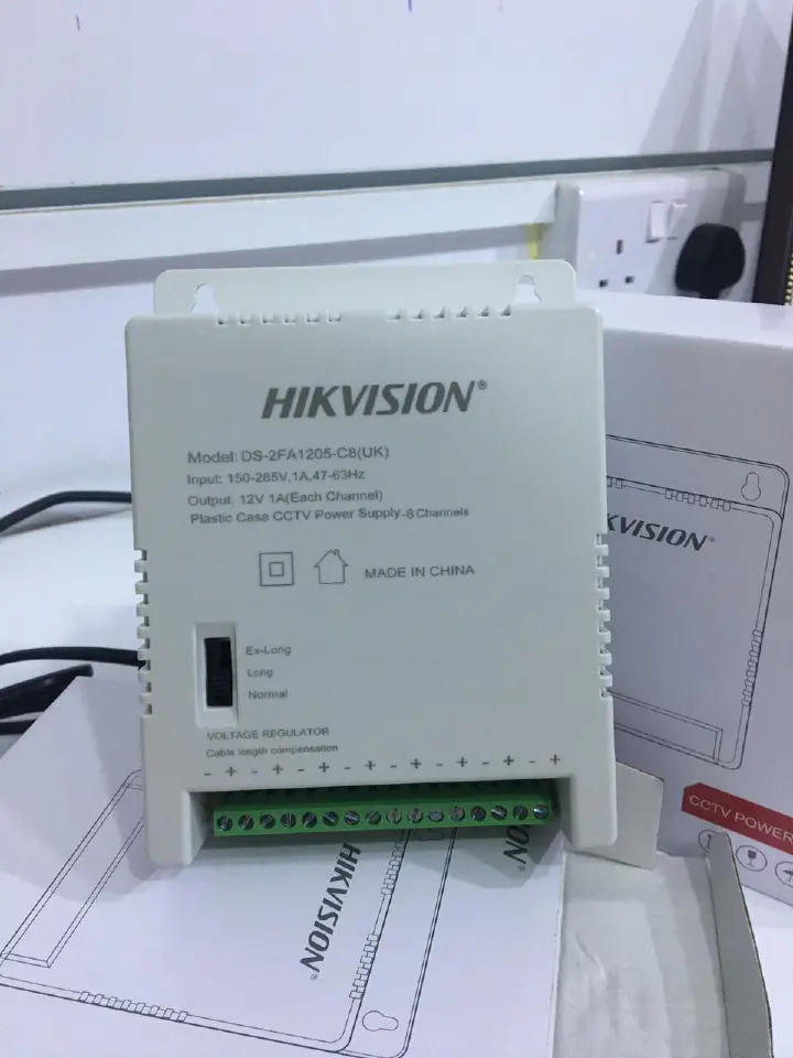 HIKVISION 8 CHANNEL SMPS - POWER ADAPTOR DS-2FA1205-C8(UK)