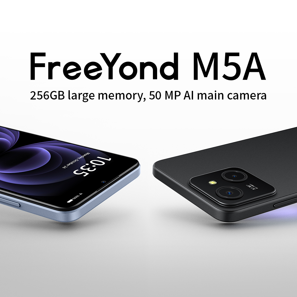 FreeYond M5A,8GB+256GB,4G 6.6" Smartphone 5000mAh,Dual Sim New Android Phone