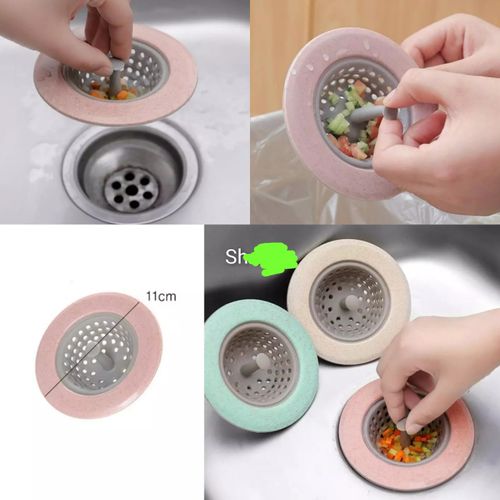 Sink Strainer 11cm Stainless Steel Drain Strainer Prevents Kitchen