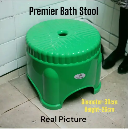Heavy plastic Premier home  plastic Bath Stool