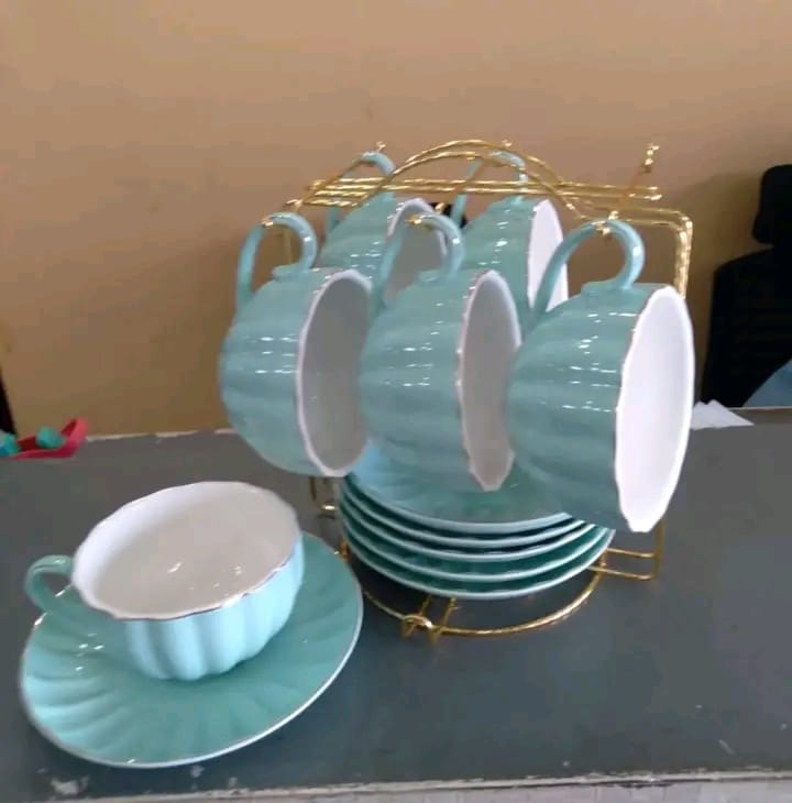 13pcs High quality ceramic bone china kitchen Tea set