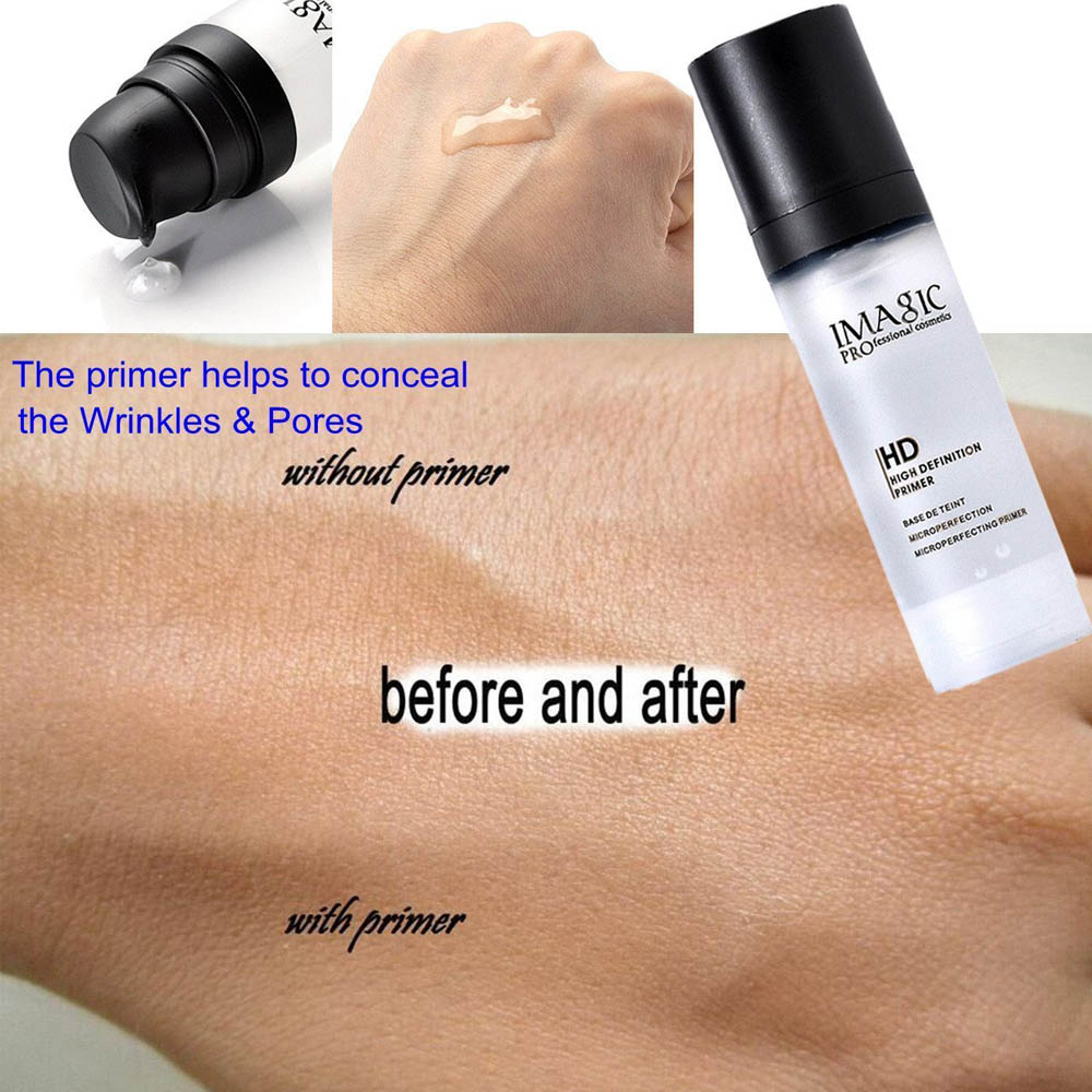 IMAGIC Pre-makeup Liquid Clear Primer Makeup Control Moisturizer Essential Make up Base Essence Cosmetic NO-COLOR