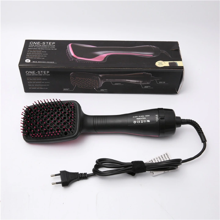 Hot Air Comb Hair Dryer Brush Blower Electric Blow Hair Straightener Professional Hairdryer Straightening Hairbrush Styling Tool