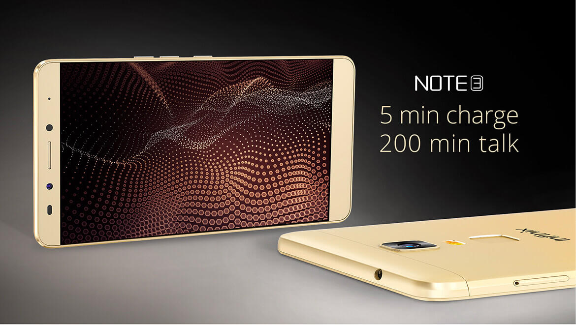 INFINIX X601 Note 3 - 2+16GB, 5+13MP Camera,4500mAH , Dual SIM, Best Smart Mobile Phone